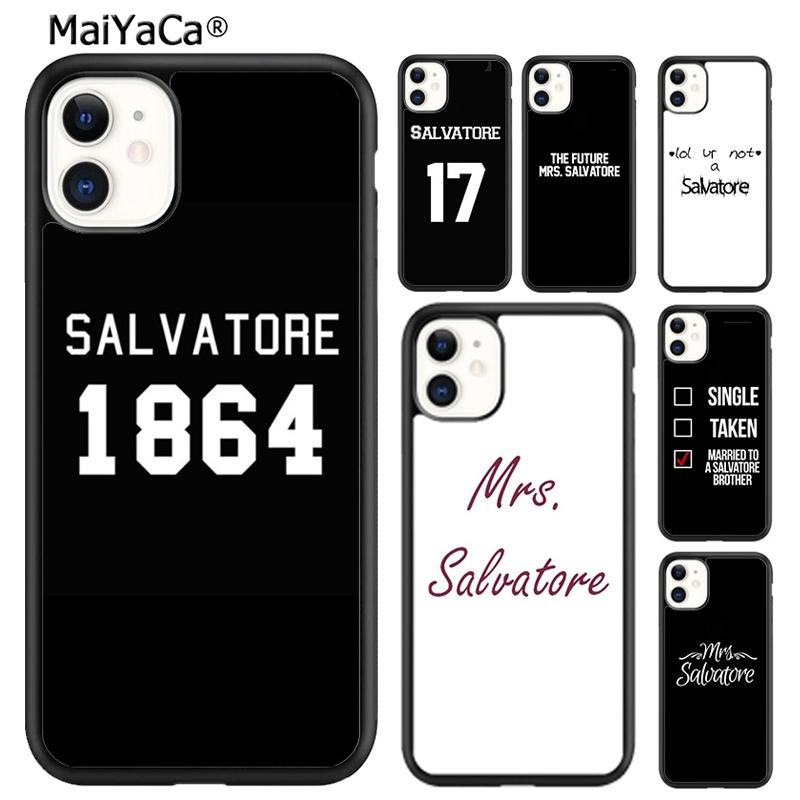 MaiYaCa Дневники вампира ДЕЙМОН Стефан Сальваторе Чехол для телефона для iPhone 17 Air 16 16e 15 14 plus 11 12 13 pro max Чехол coque