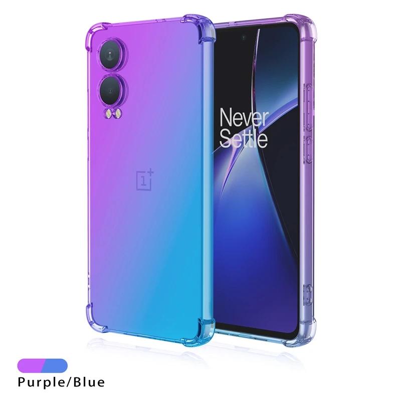 Градиентный противоударный ТПУ с подушкой безопасности для OnePlus Nord CE 4 Lite 5G CE 3 2 Lite N30 SE N200 N20 2T Защитный чехол Fundas Coque Capa