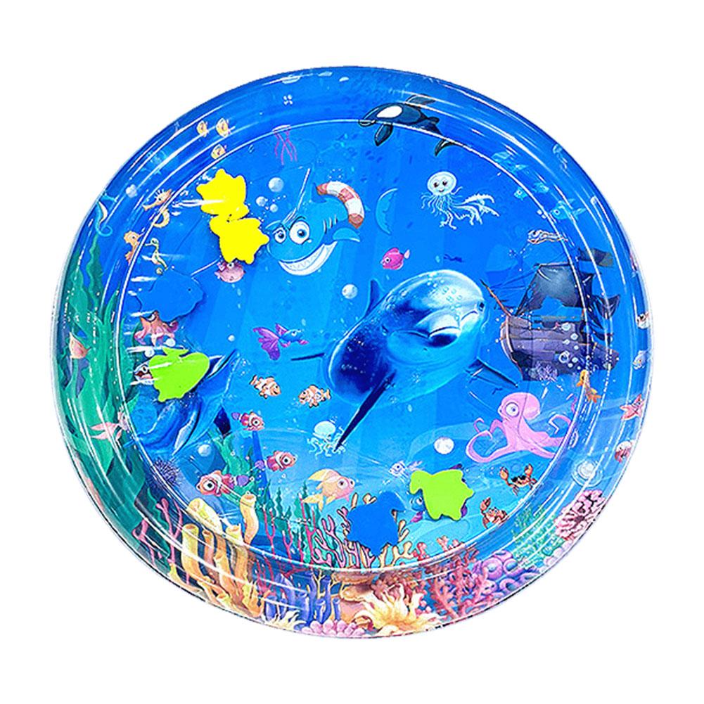 100 см сенсорный водный игровой коврик для кошек, подушка для льда, летнее гнездо для домашних животных, игровой водный коврик, надувной коврик для котят из ПВХ, подушка