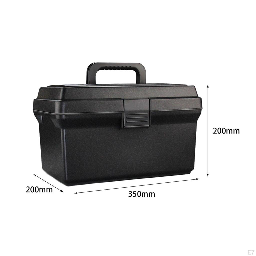 Empty Tool Box Hand Case Portable, Ergonomic Handle, Container, Small Parts Box, Multifunction,