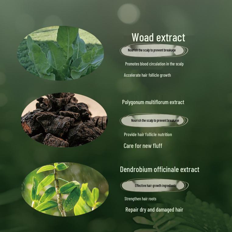 Ручное мыло-шампунь с листьями кипариса, горцем многоцветковым и травой усьмы для роста и питания волос - Аутентичная китайская лечебная формула