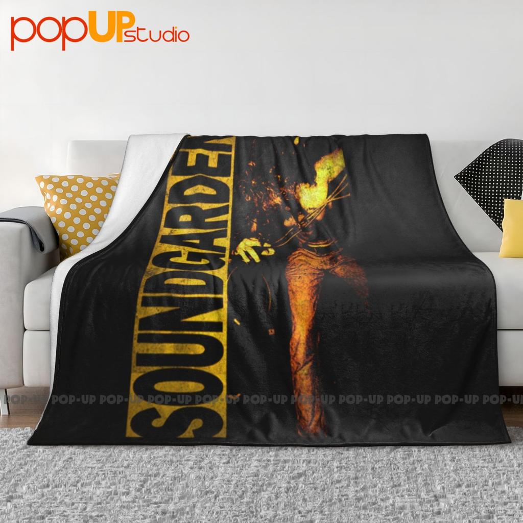 Soundgarden Louder Than Love Ультрамягкое одеяло Плед Зимнее Покрытие для дивана Постельное белье