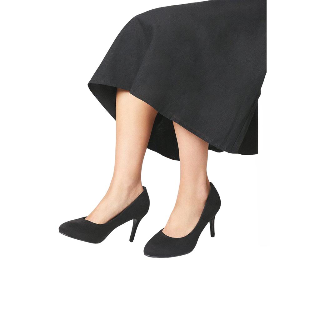 Good For The Sole Womens/Ladies Elsa Almond Toe Wide Court Shoes