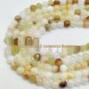 Afghan Beige & Green Jade Loose Beads Bracelet DIY Jewelry Accessories