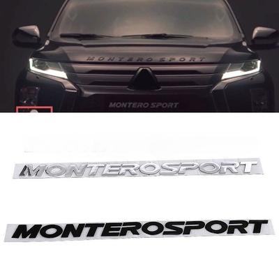 Наклейка с логотипом MONTERO SPORT на капот, эмблема, наклейки на автомобиль для Montero, 3D логотип, передняя головная часть, задний багажник, наклейки для рестайлинга, аксессуары