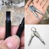 1 комплект Металлический уличный карманный инструмент Многофункциональная отвертка Шестерня с брелоком Новый крестовой+шлицевой отвертка