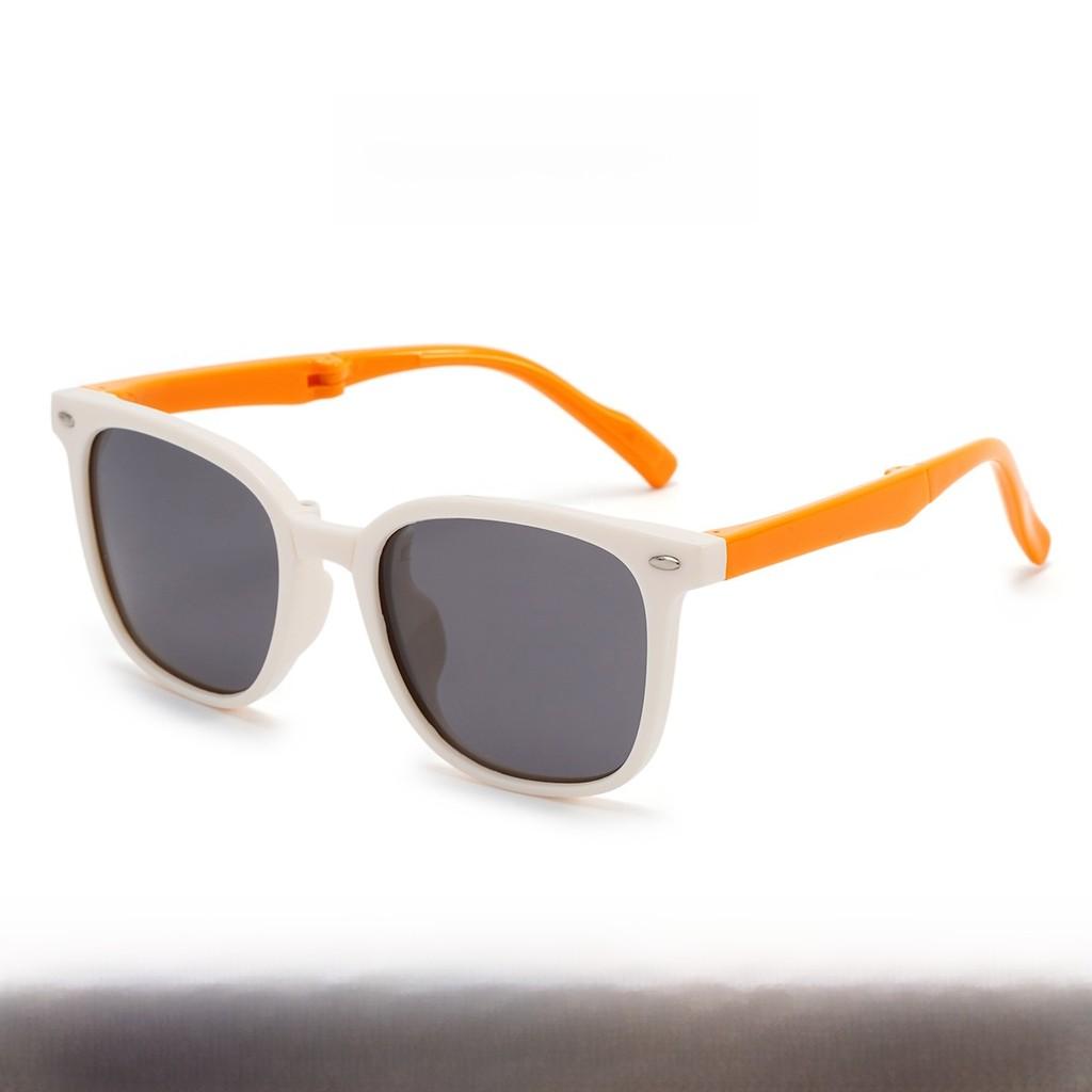 Kids Square Sunglasses Uv400 Polarized With Geometric Tac Lenses For Outdoor Play And Party