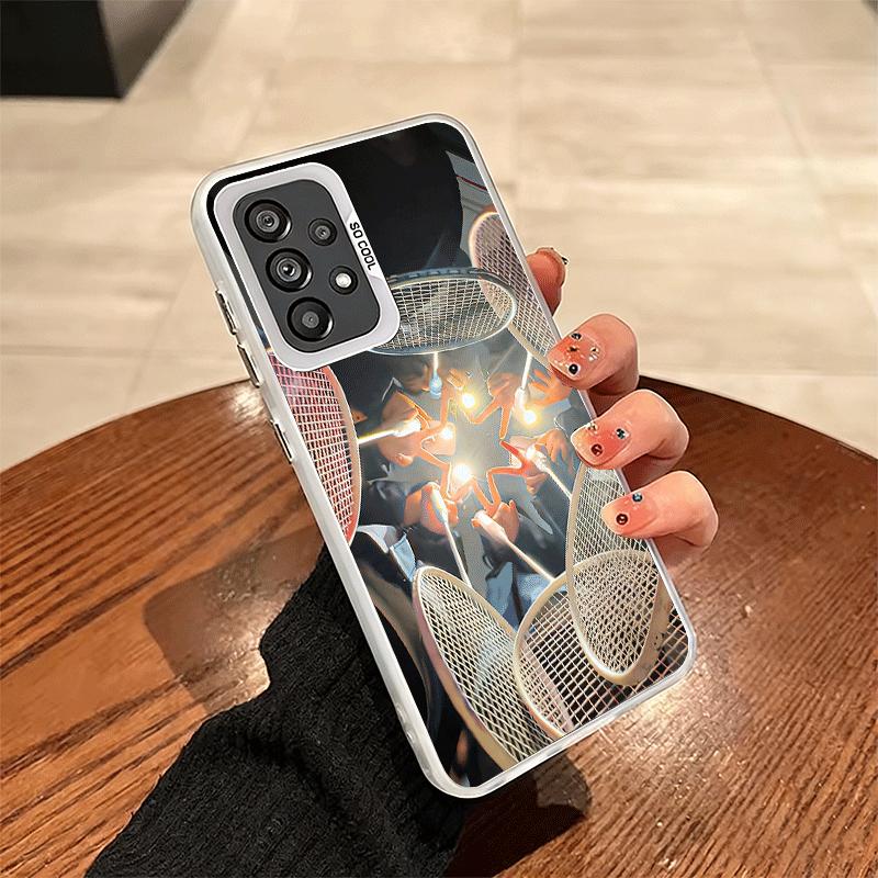 Badminton Sport Shockproof Phone Case for Samsung A17 A16 A15 A14 A37 A57 A36 A56 A26 A35 A55 A25 A34 A54 A24 A13 A23 A33 A53 A0