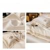 Light Luxury Style 140S Long-staple Cotton Embroidered Four-piece Set, Pure Cotton Embroidery, Skin-friendly Four-piece Set, High-end