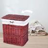 Laundry Hamper Clothes Basket Bin with Liner Bag Multipurpose Woven Rattan for