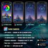 Светодиодная лента для салона автомобиля, гибкий EL-провод, RGB-неон, атмосферная подсветка, управление через приложение, 12 В, декоративная лампа для атмосферы автомобиля, неоновые огни 4