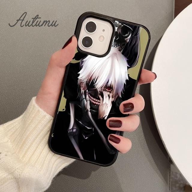 Черно-белый чехол для телефона с аниме «Токийские гули» для iPhone 11 12 13 14 Pro Max mini XR XS SE 2020 6S 7 8 Plus Galaxy S21 S22