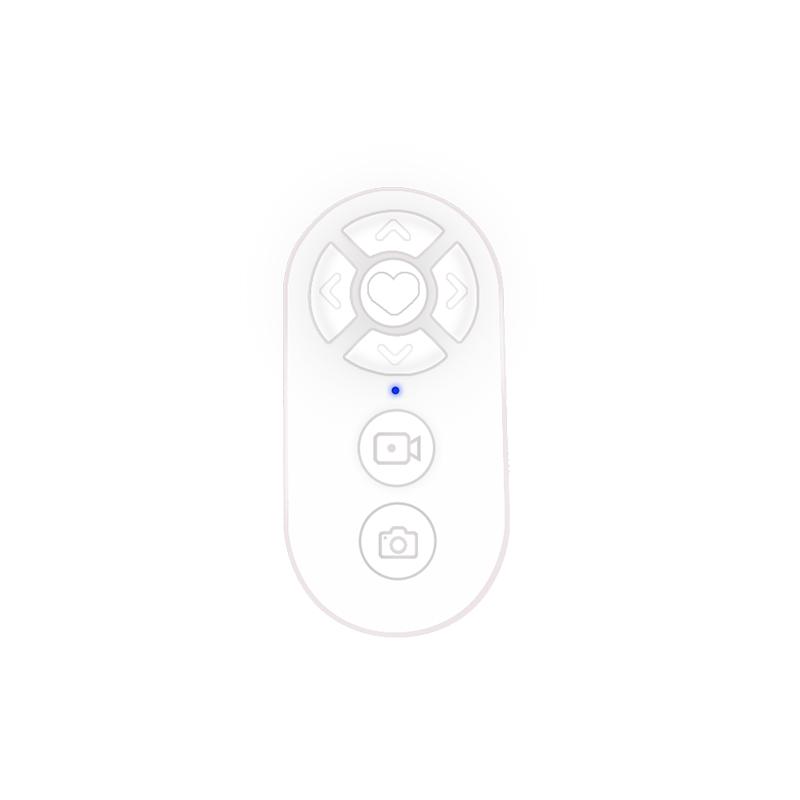 Bluetooth-совместимый пульт дистанционного управления спуском затвора Беспроводное управление селфи-спуском Пульт дистанционного управления камерой Спуск затвора для телефона