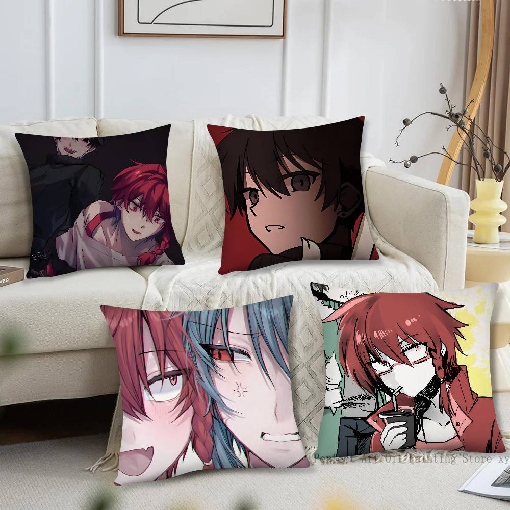 1pc Game Zeno Remake Pillow Case Fashion Square Pillowcase Bedroom Sofa Room Ins Decoration Leisure