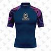Mens UV Protection Rash Guard Short Sleeve Swimwear Snorkeling Surfing Fitness Water Sports