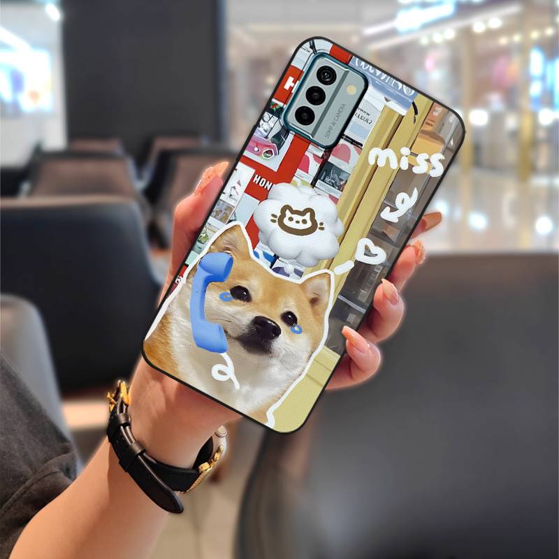 Полностью закрывающий Милый Чехол для телефона для Nokia G22 Мягкий чехол Задняя крышка Мультяшный Защитный чехол для телефона Модный дизайн Силикон ТПУ