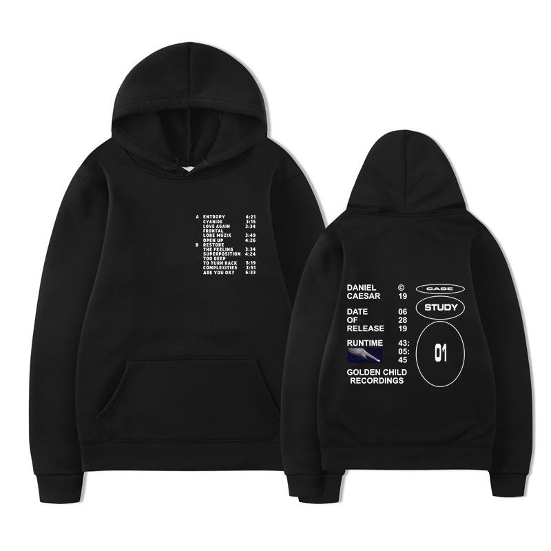 Autumn Winter Letter Printed Men's Hoodie Hoody Y2K Clothes Vintage Fashion Casual Unisex Long Sleeve Pullovers