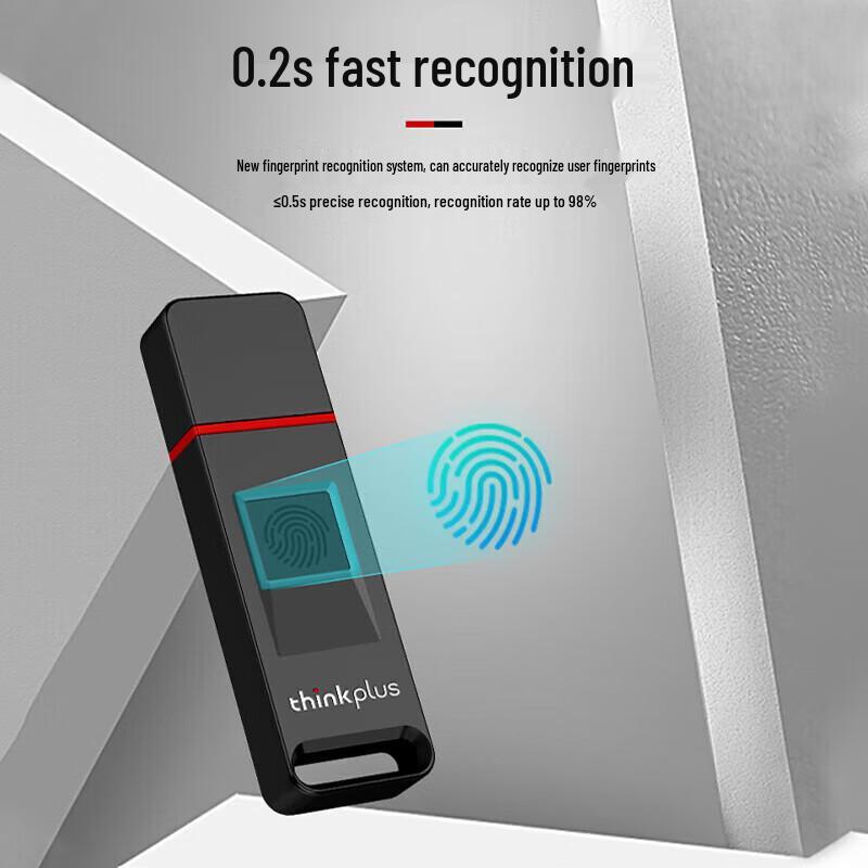 Lenovo thinkplus FU200 Fingerprint Encryption USB 3.2 Flash Drive