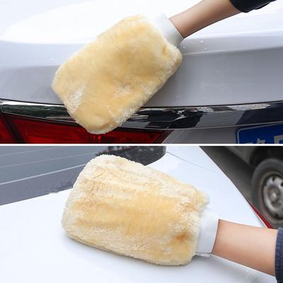 Новые утолщенные перчатки для мытья автомобиля Мягкая микрофибра Большие принадлежности для мытья автомобиля Шерстяная плюшевая салфетка Автомобильные инструменты