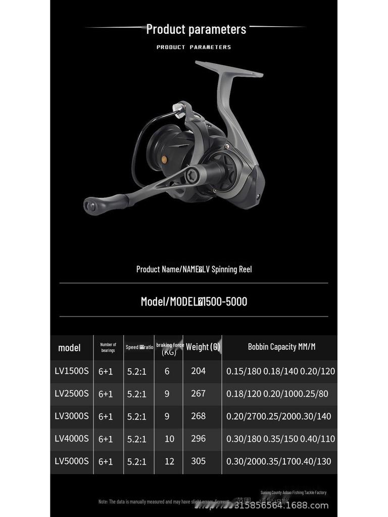 Screw-in Carbon Rocker Arm Gapless Spinning Reel Fishing Rod with Lure and Anchor Reels