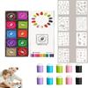 Painting Sponge DIY Sponge Finger Painting Kit Card Making Finger Ink Pad Kids