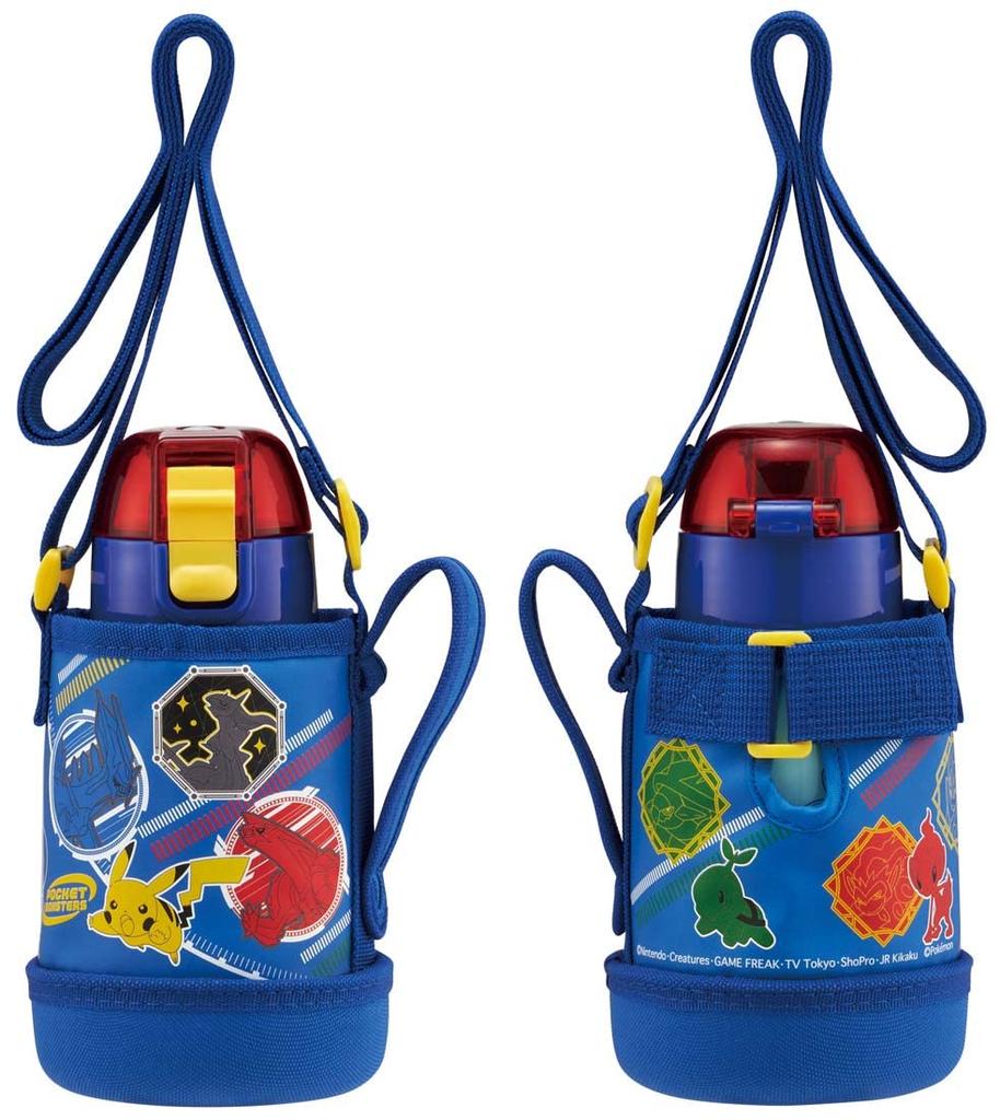 Skater Бутылка для воды 400 мл из нержавеющей стали Pokemon Kids с крышкой KSTCH4-A