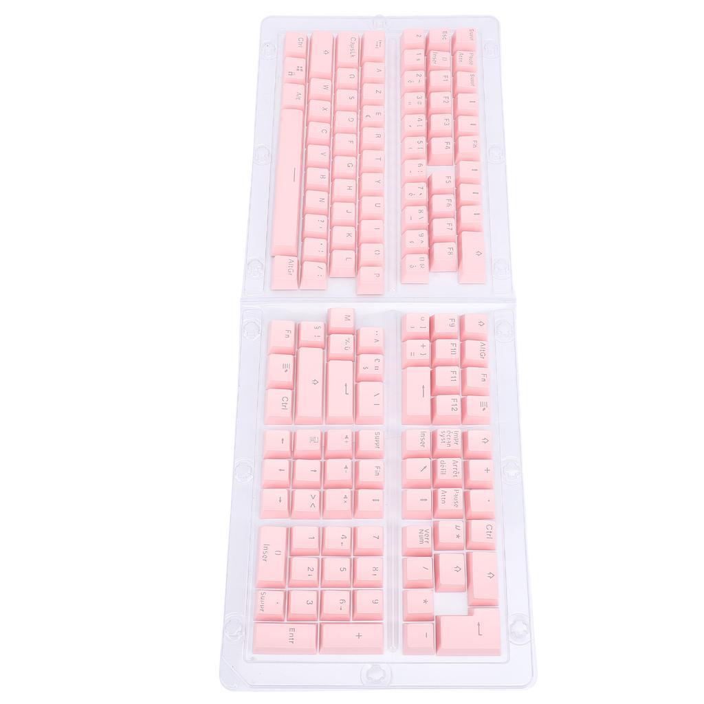 132 Keys French Keyboard Keycaps Minimalist Mechanical Keyboard Keycaps for 61 64 68 84 87 96 98