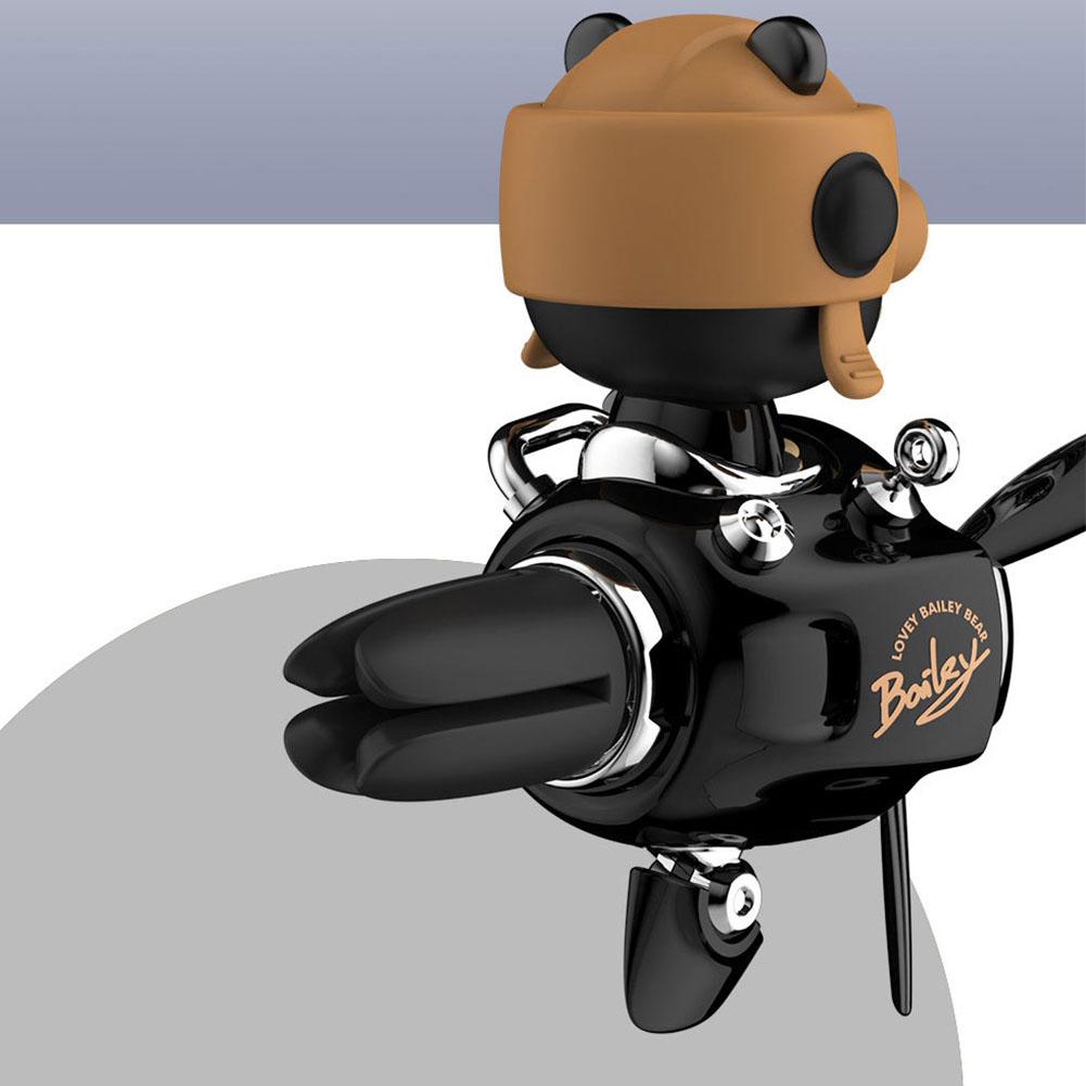 Освежитель воздуха с трясущейся головой, пропеллер для автомобильного вентиляционного отверстия, диффузор для куклы-скелета, автомобильные ароматизаторы, Air Pilot Skul Z4M8