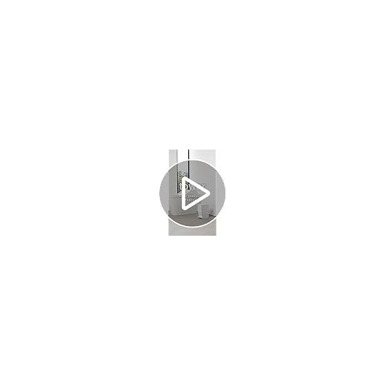 Yamazaki Дзицугё (В комплекте: пинцет для гипсокартона и шурупы по дереву) Настенный унитаз-горшок и кейс для хранения Черный Прибл.. Ш20,5XГ12,2XВ24 см Башенный клапанный тип