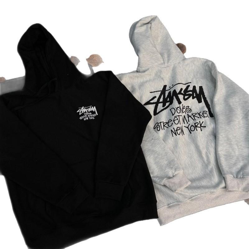 Heavyweight Cotton Hooded Sweatshirt Loose Fit Teens Daily Wear