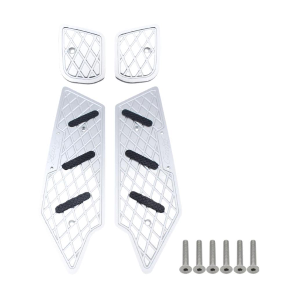 Motorcycle Footpegs Plate Pad Anti Slip Aluminum for C400x Sturdy Repair Parts