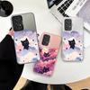 Мягкий чехол для телефона Samsung Galaxy A17 A24 A15 A25 A14 A16 A34 A32 A13 A12 A23 Милый мультяшный кот