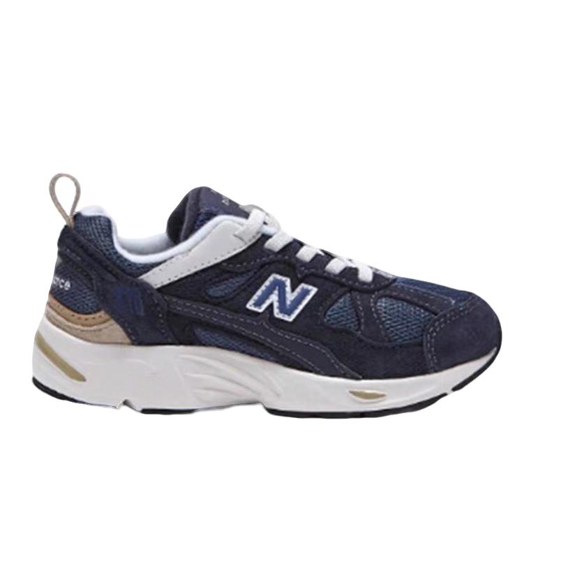 New Balance NB 878 Ретро Тренд Универсальная Мода Классический Повседневный Уличный Прочный Детские Кроссовки для Бега Детские кроссовки Темно-синий PV878EVP