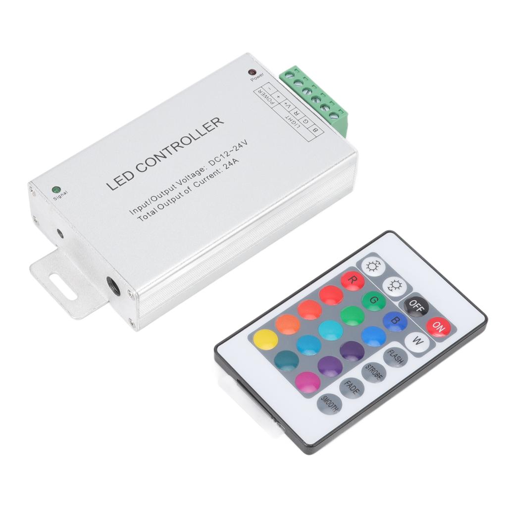 IR Remote Controller LED Light Strip Module Large Power 24A Wireless RF Controller