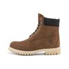 Leather Waterproof Durable Comfortable Versatile Mid-Calf Outdoor Boots Men Boots Dark-Brown A62KN