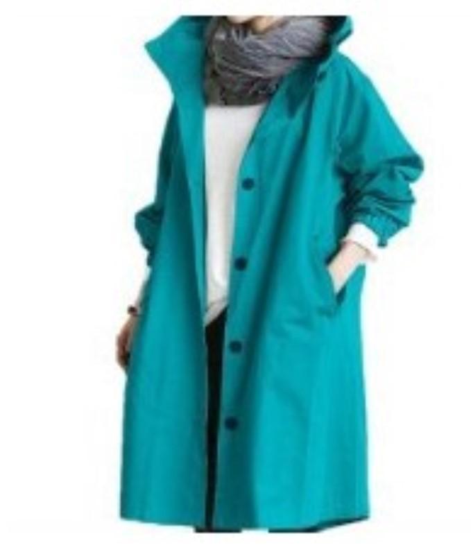 Женская ветровка в британском стиле — пальто средней длины с завязками на талии и длинными рукавами для осени и зимы (2025)