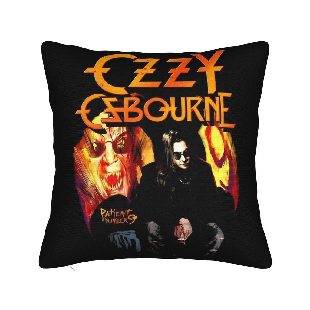 Ozzy Osbourne Pillow Case Print Pillow Cover For Living Room Sofa Retro Trendy Pillowcases