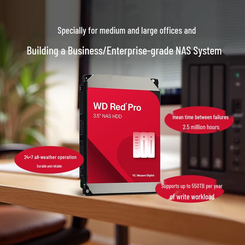 WD Red Pro NAS Hard Drive 22TB