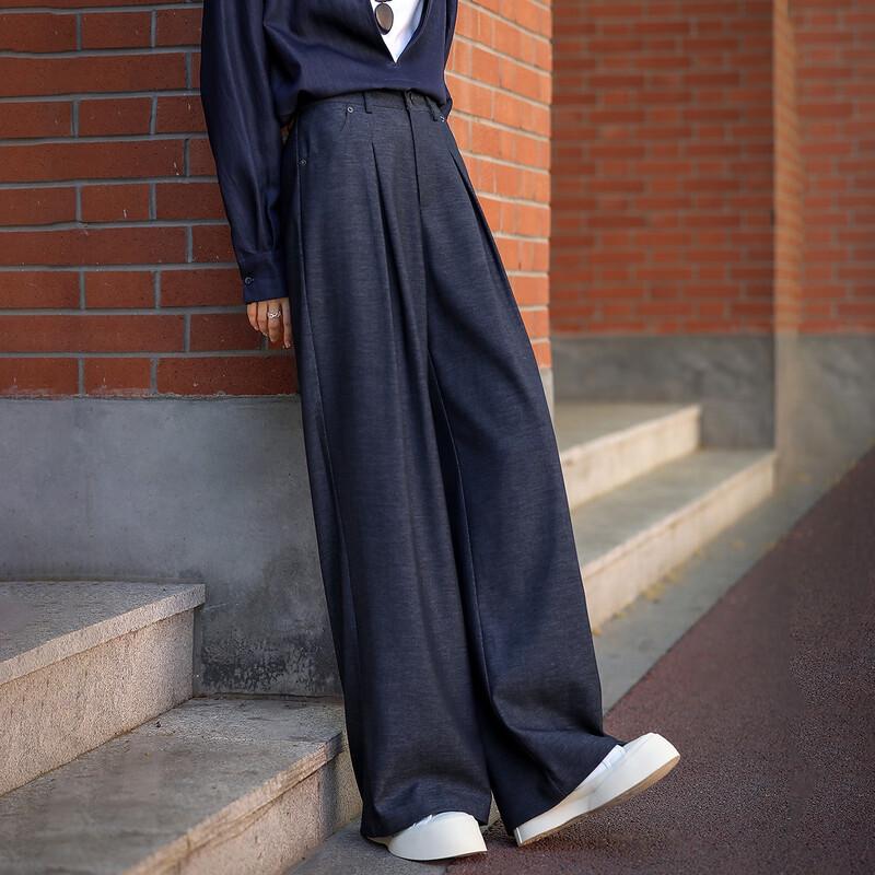 Женские осенние плиссированные прямые брюки-комбинезон Demana