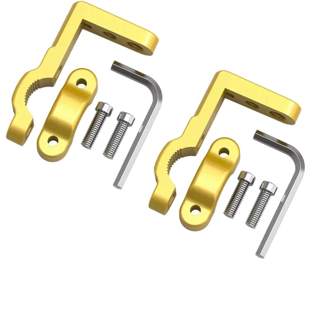 Легкий алюминиевый мотоциклетный держатель на руль с ЧПУ 17–22 мм Универсальный держатель для лампы