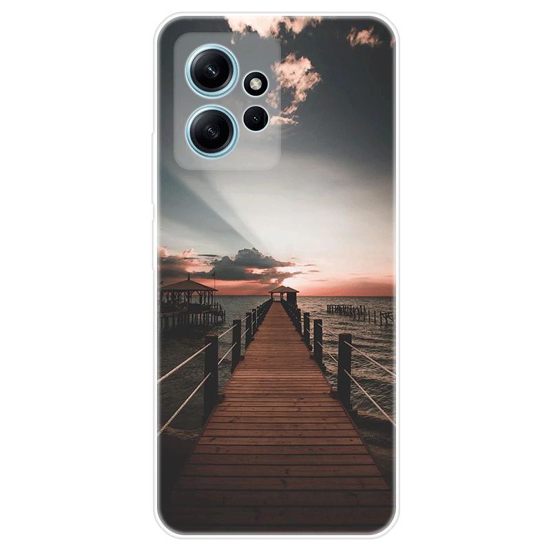 Для Xiaomi Redmi Note 12 Note12 4G чехол Мягкая силиконовая задняя крышка Мультяшный чехол для телефона Разнообразие