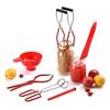 6 Piece Stainless Steel Canning Tool Set Kit, Canning Jar Lifter Tongs Stainless Steel Jar Lifter With Grip Handle, Anti-scald