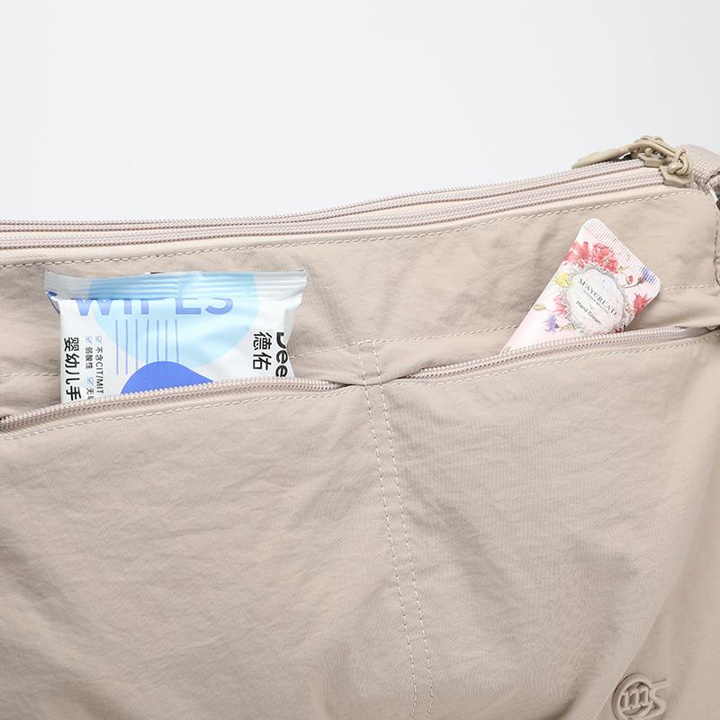 Women Crossbody Bag Nylon Hobo Bag Lightweight Sports Large Capacity Shoulder Bag Mother Bag