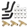 Upgrade Turbo Coolant Line Repair Hose Kit For BMW N63 X5 X6 50iX 550i 650i 750i