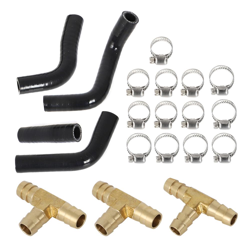 Upgrade Turbo Coolant Line Repair Hose Kit For BMW N63 X5 X6 50iX 550i 650i 750i