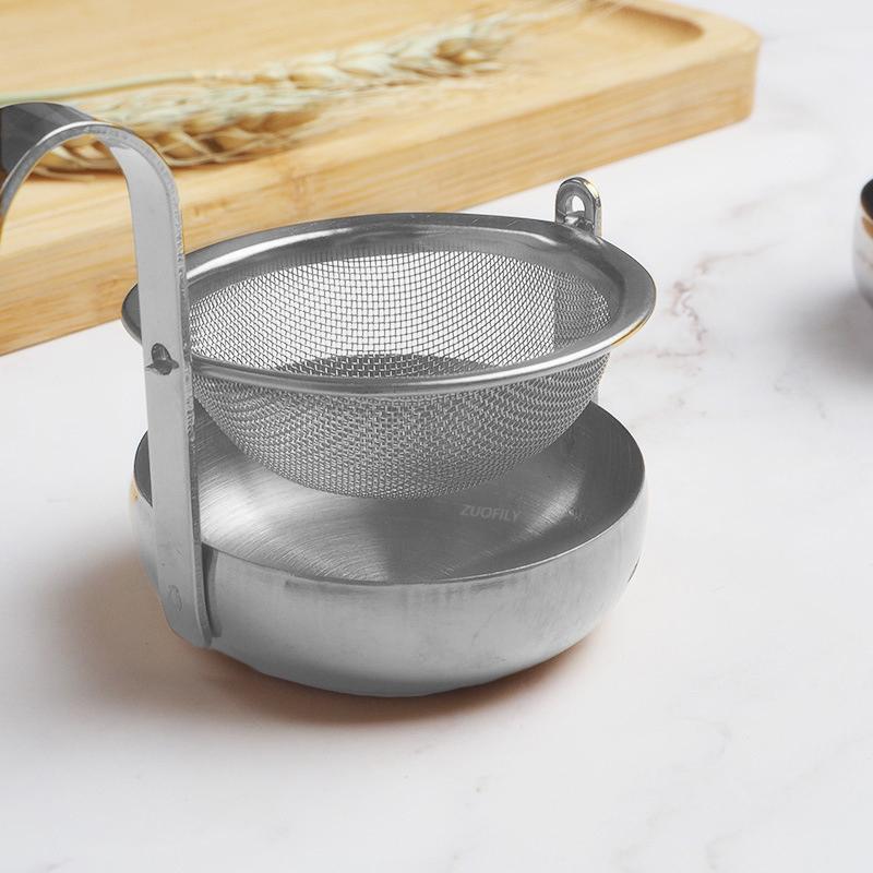 NEW Rotating Tea Strainer Stainless Steel Gold Silver Fine Mesh Tea Filter Sieve Teaware 360 Rotatable Tea Infuser Kitchen Tool
