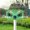 Ultrasonic Solar Animal Repeller: Multi-Purpose for Cats, Birds & Rodents