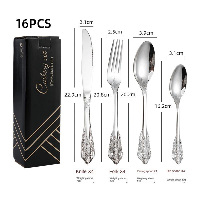 HANYANG Посуда из нержавеющей стали. Товары для семейного отеля. Набор ножей, вилок и ложек для стейка. Посуда в западном стиле.