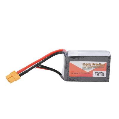 11.1V 1800mAh 3S 75C Lipo аккумулятор с разъемом XT60 RC аккумулятор для RC автомобиля лодки грузовика вертолета