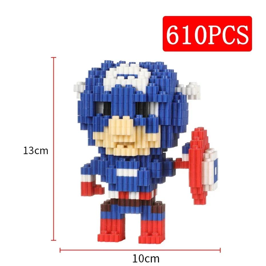 Стич Микки Минни Маус Кукла Звезда Дерена Бель Сборка Детские Строительные Блоки Головоломка Сборные Игрушки Подарки для Детей